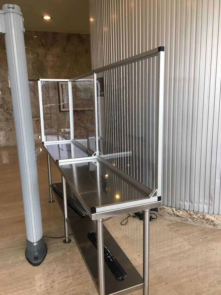 PlexiGlass Shield v2 Detroit Glass and Door